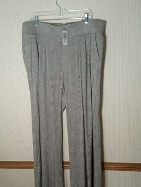 TORRID Gray Glen Plaid Wide-Leg Dress Pants OFFICE, PROFESSIONAL,CHURCH,